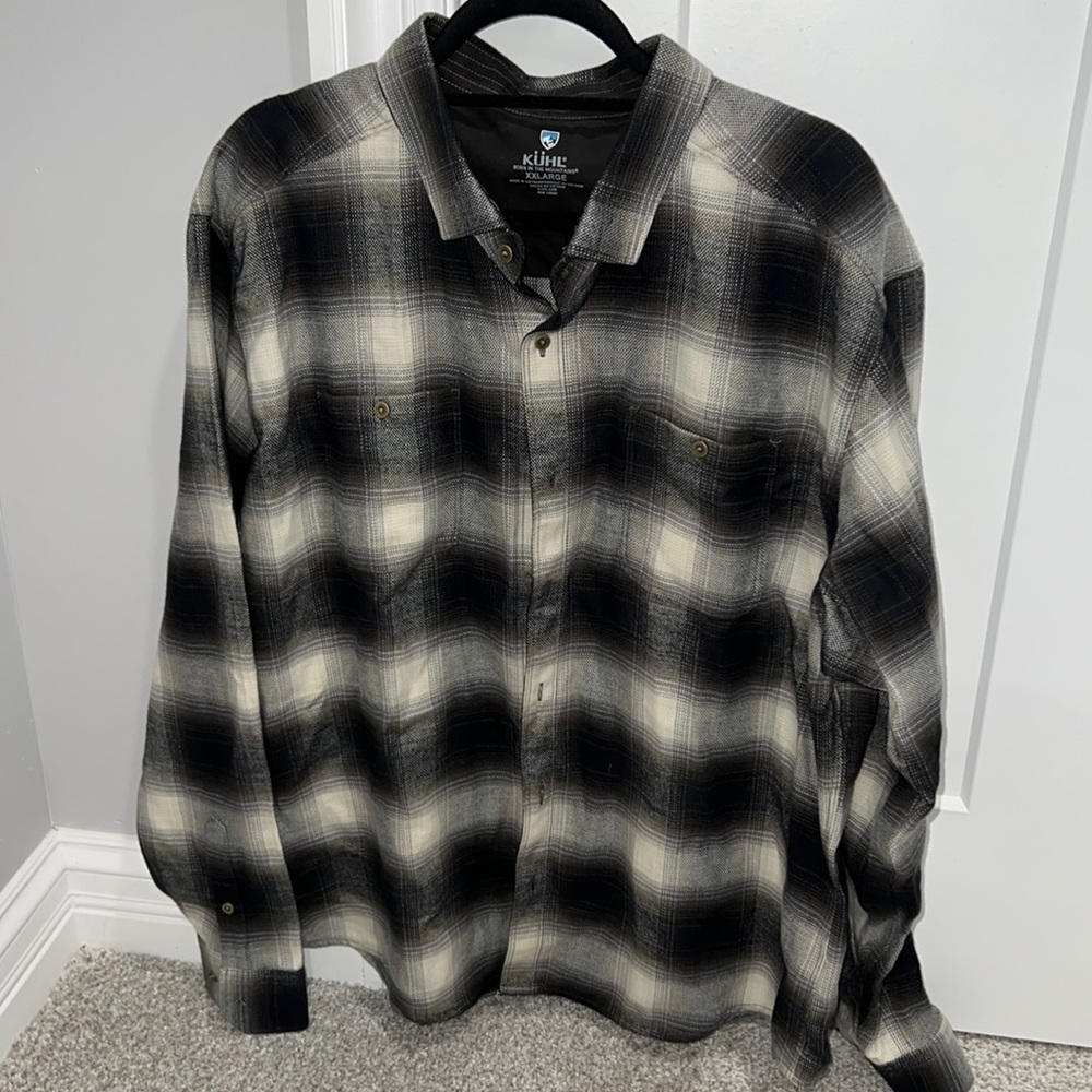 Kühl "The Law" Flannel - XXL - Never worn - Black + Gray